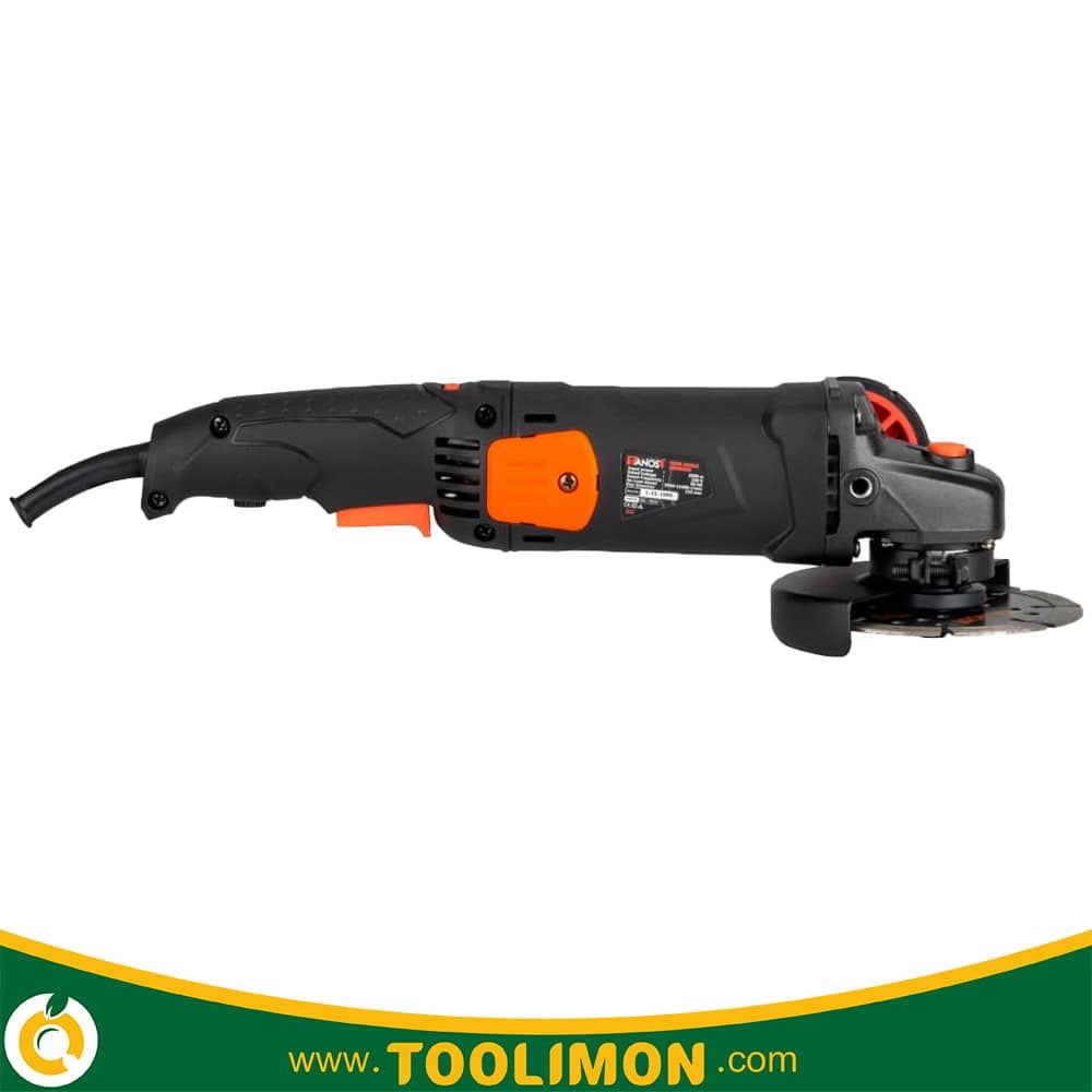 مینی فرز 1050 وات 115 میلیمتر دسته بلند دیمردار تانوس مدل AG-1510 - Image 2