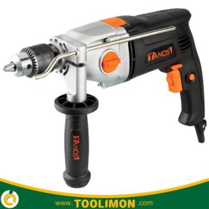 دریل 13 میلیمتر 750 وات سه نظام آچاری گیربکسی تانوس مدل ID-1311