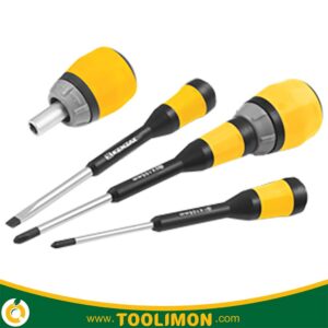 پیچ گوشتی جغجغه ای 6 پارچه کنزاکس مدل KRS-106