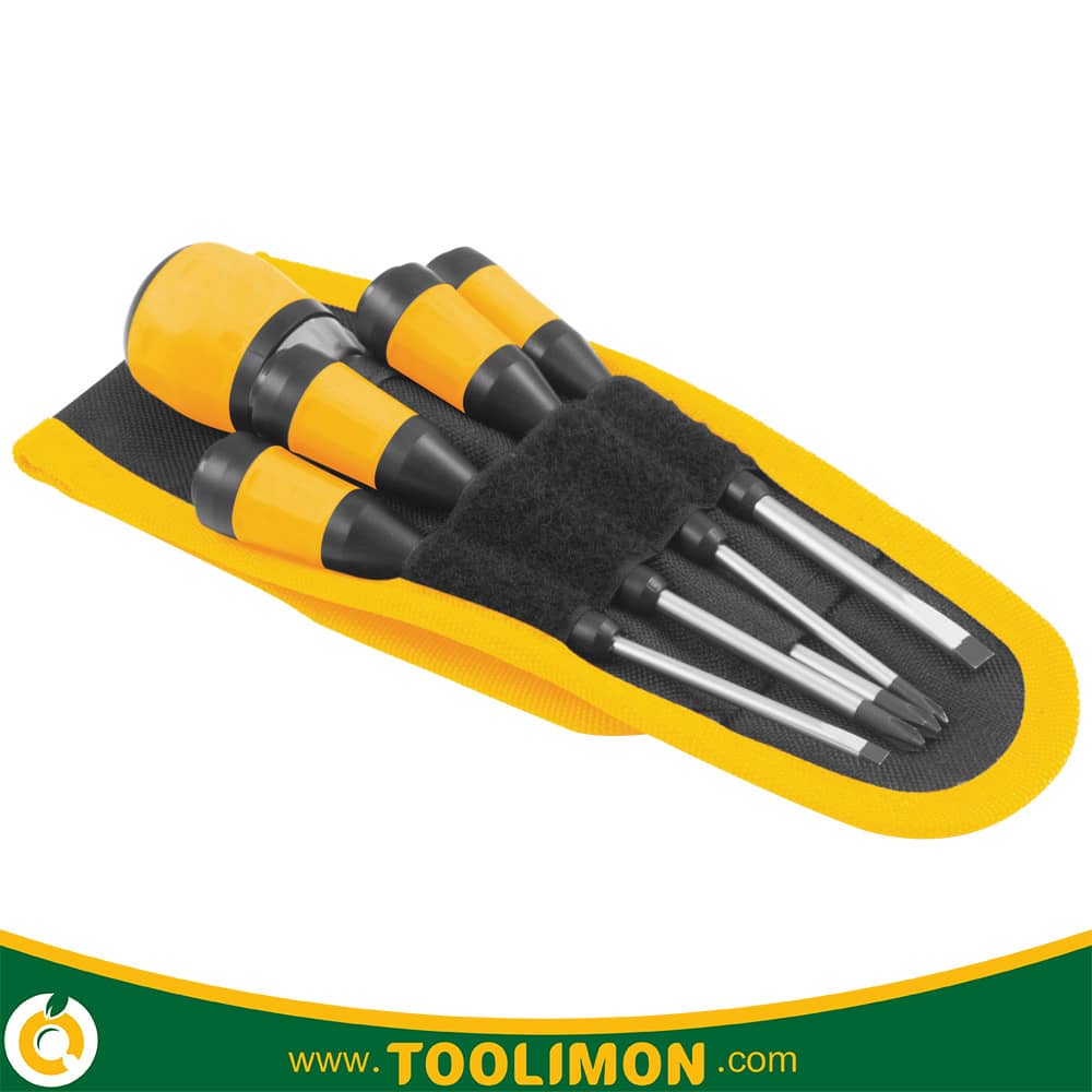 پیچ گوشتی جغجغه ای 6 پارچه کنزاکس مدل KRS-106