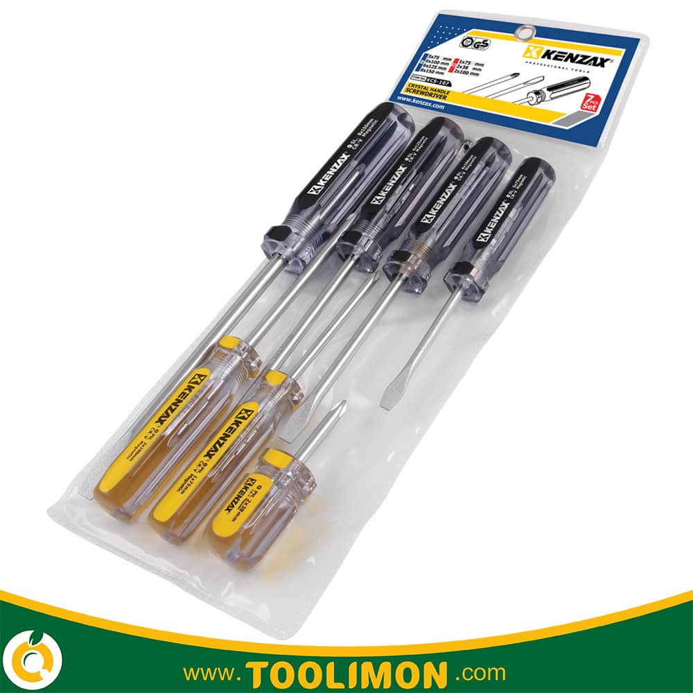 پیچ گوشتی کریستالی کیفی کنزاکس مدل KCS-107